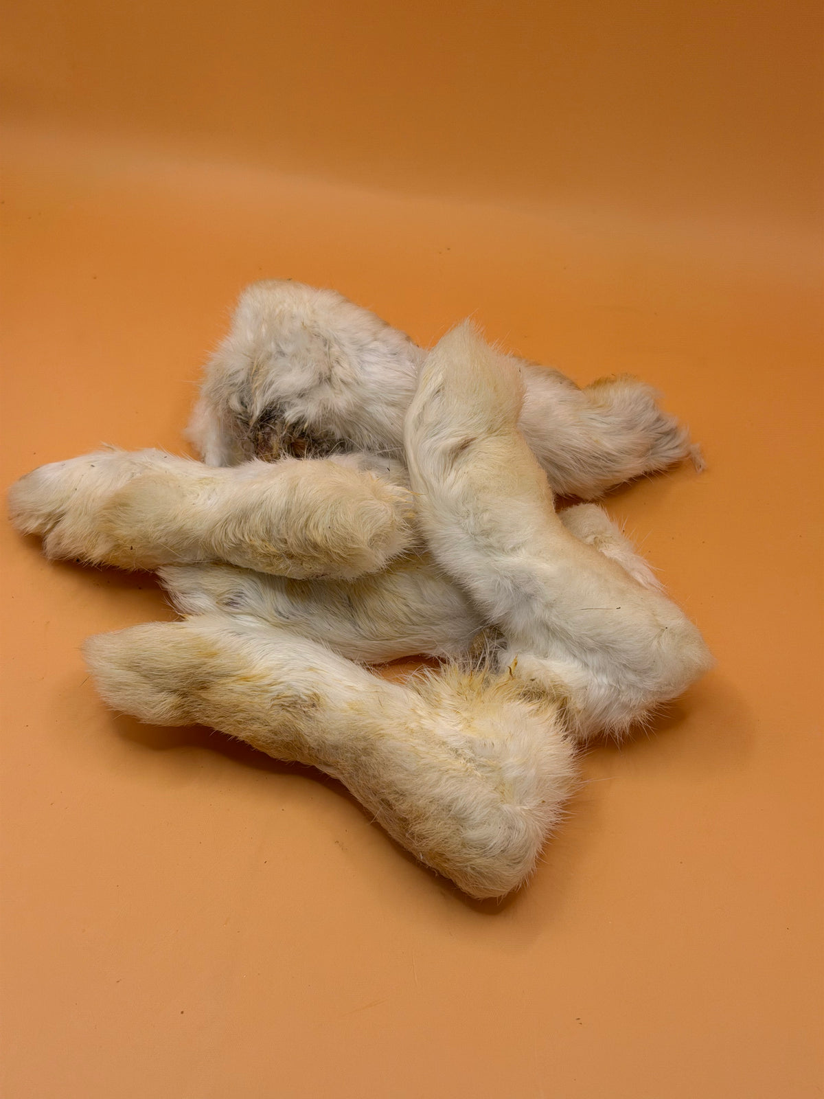 Konijnenpootjes met Vacht 250G - Hypoallergene Darmreiniging Hond - WicoTreats