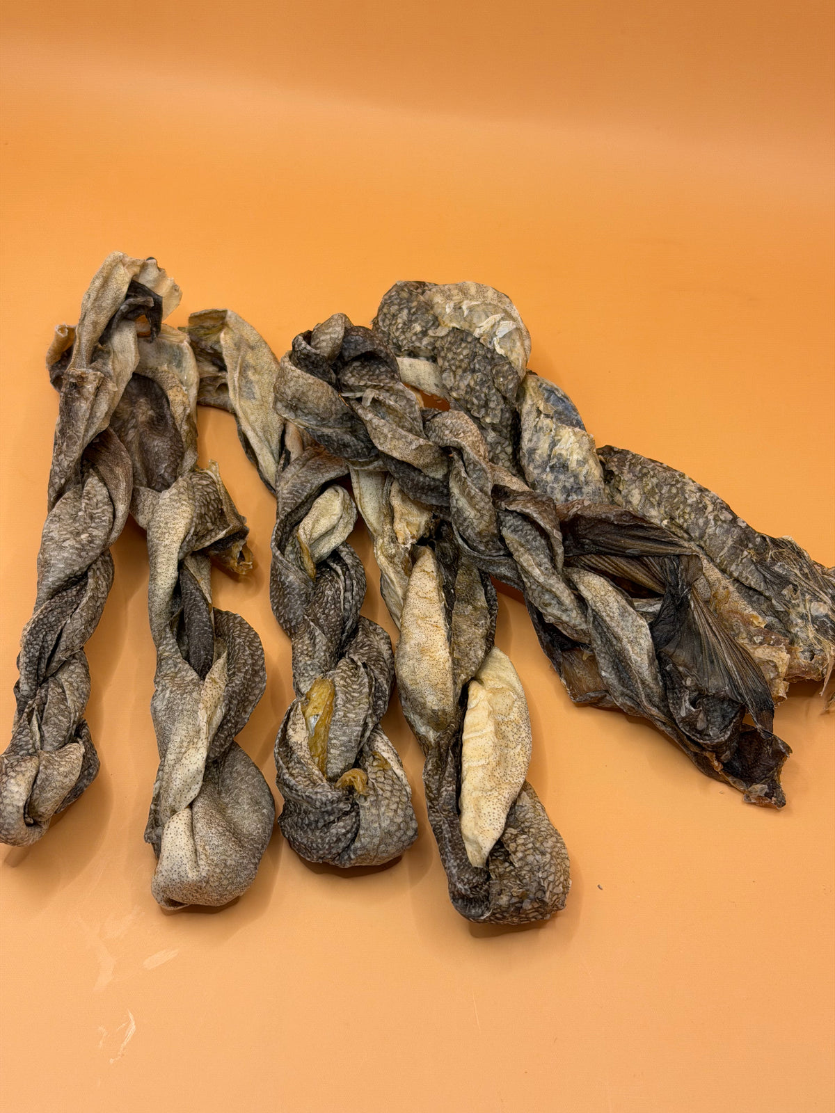 Kabeljauwhuid Twist 100G - Natuurlijke Vis-snack