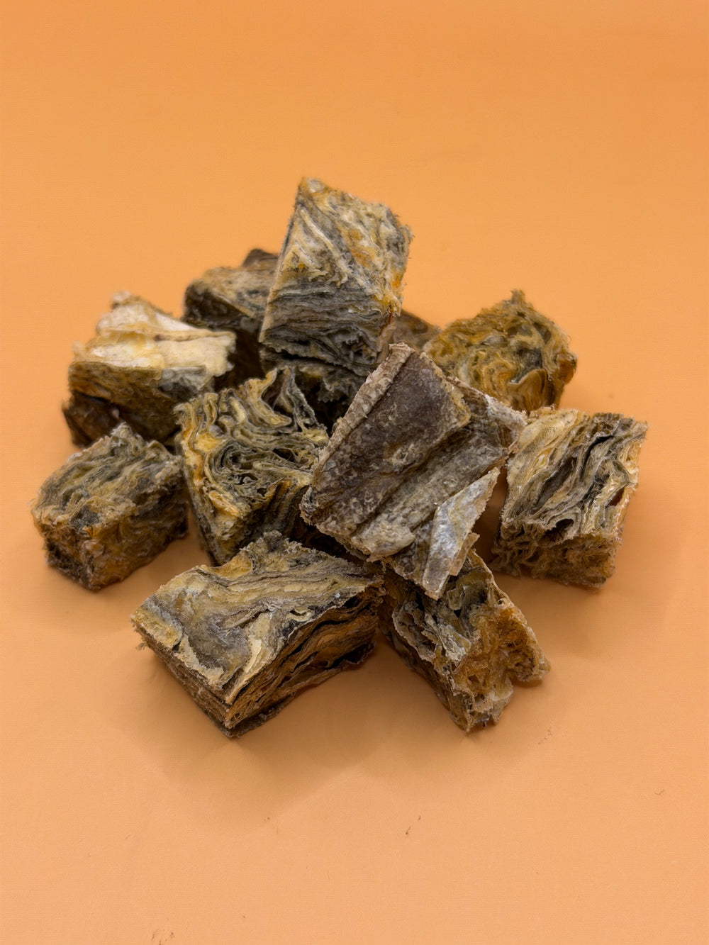Kabeljauwhuid Cubes – 150g