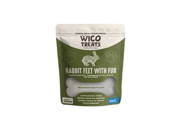 Konijnenpootjes met Vacht - 250 gram - WicoTreats