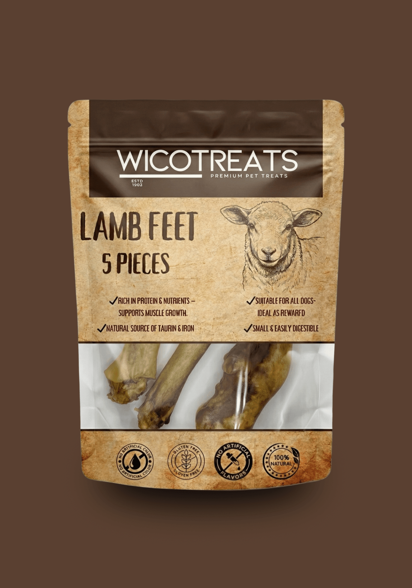 Lamspoot (5 stuks) - WicoTreats