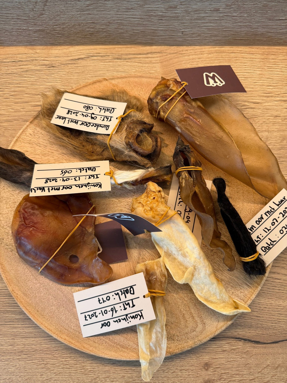 Oor Taste Mix Box - 8 Soorten Natuurlijke Oren voor Honden - WicoTreats