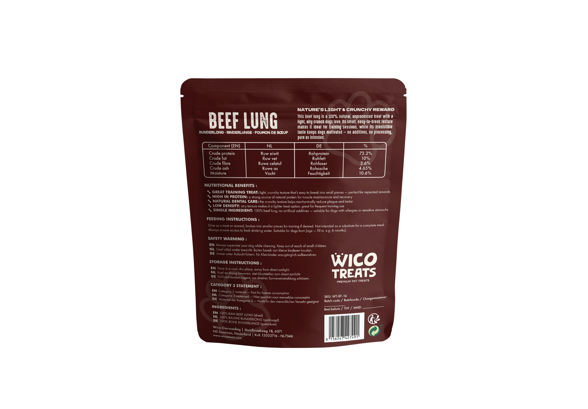 Runderlong - 200g - WicoTreats