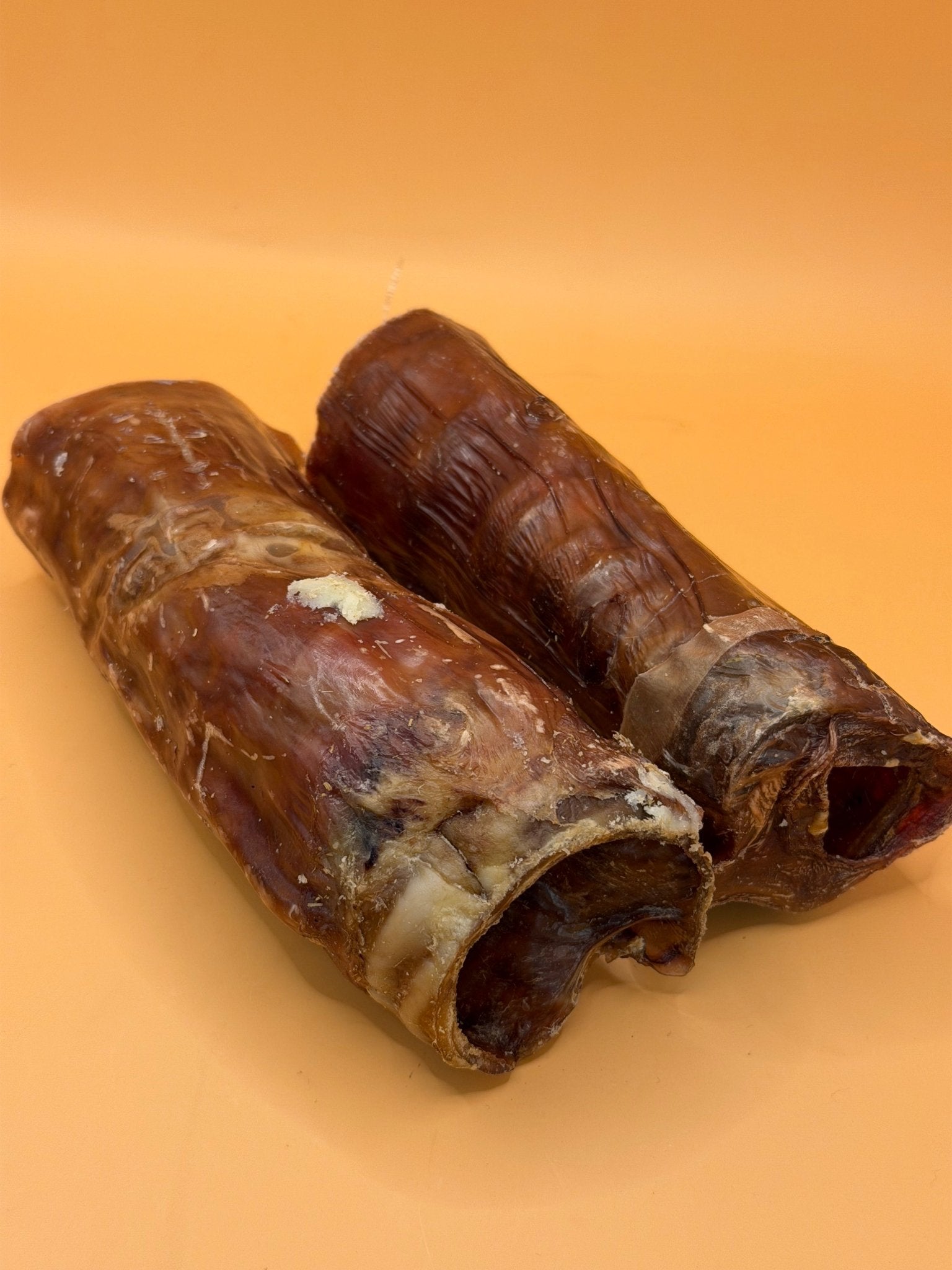Runderluchtpijp 15cm omwikkeld met Slokdarm - Harde Hondensnack - WicoTreats