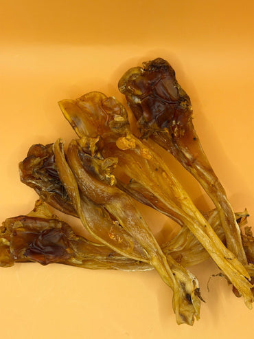 Struisvogel Kniepezen 200g - Hypoallergene & Harde Kauwsnack - WicoTreats