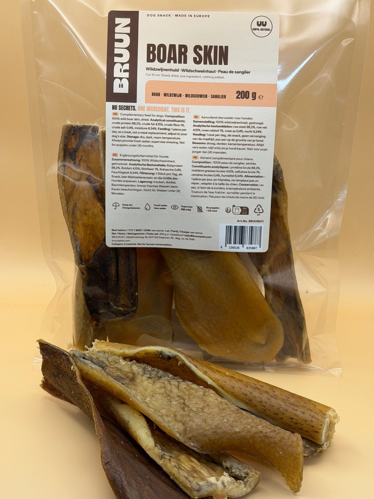 Wildzwijnenhuid 200 g - WicoTreats